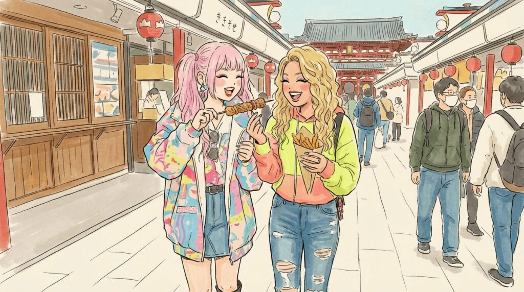 浅草食べ歩き・テイクアウトでおすすめの美味しいものと名物!