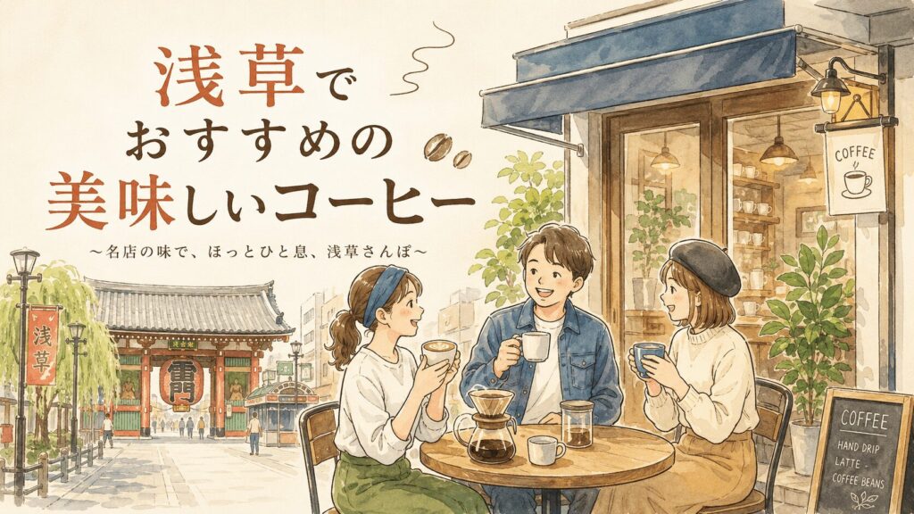 浅草でおすすめの美味しいコーヒー