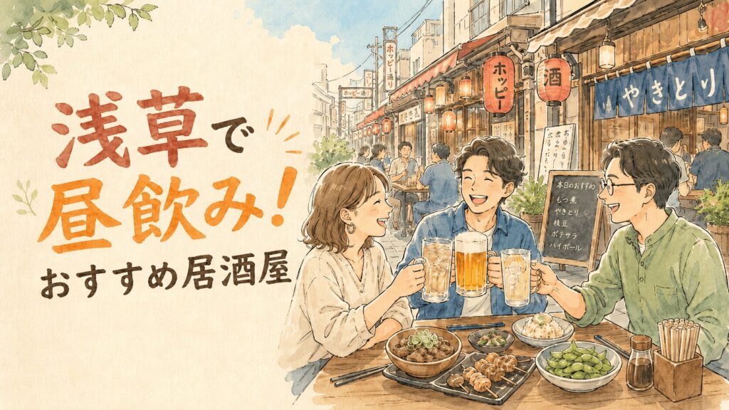 浅草で昼飲み!おすすめ居酒屋